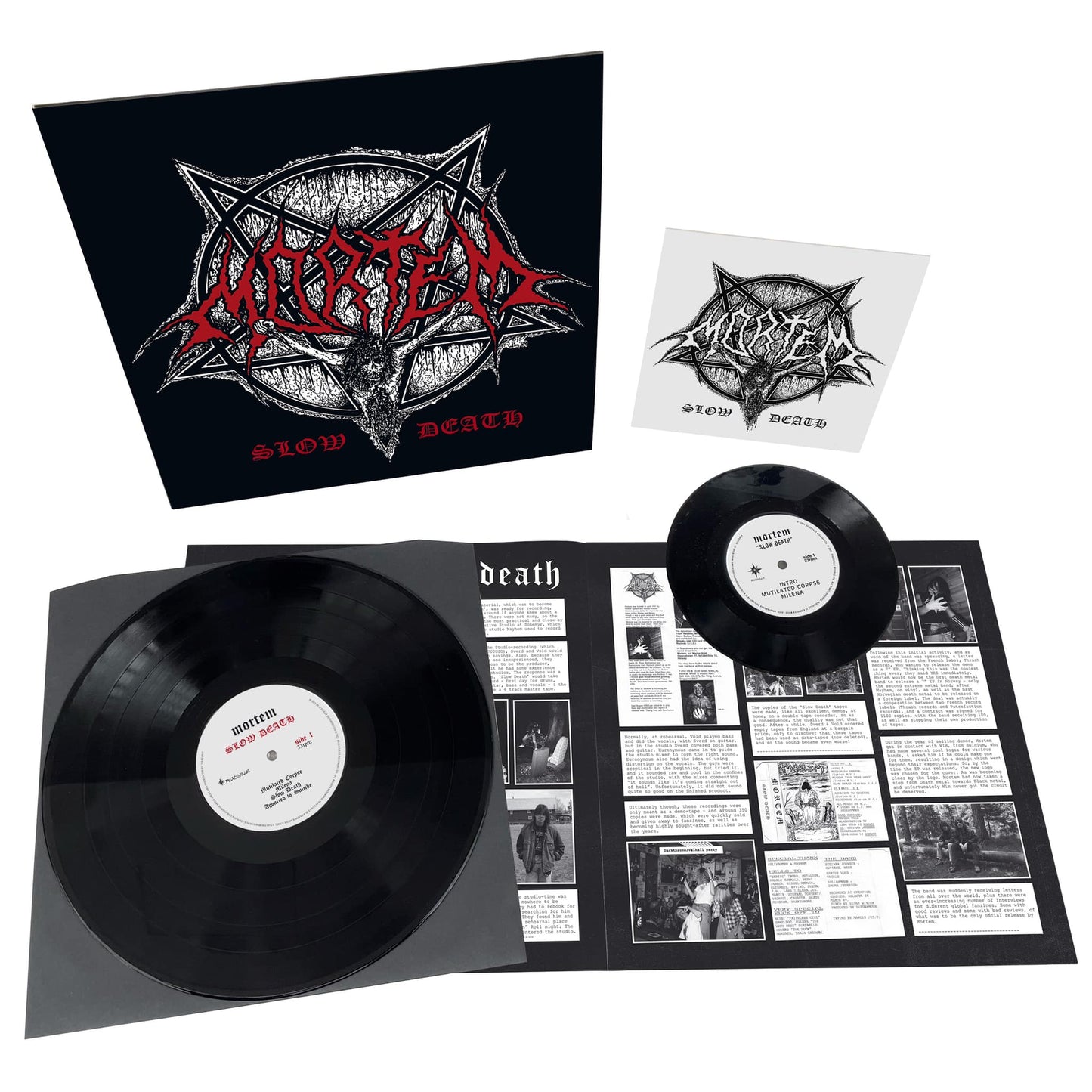 MORTEM - Slow Death LP+7"EP*
