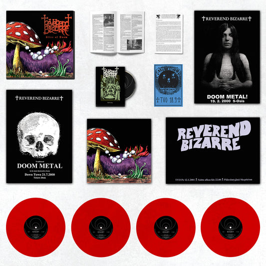 REVEREND BIZARRE - Slice Of Doom 4LP/DVD BOX (RED)