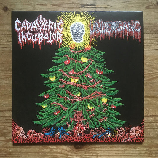 CADAVERIC INCUBATOR / UNDERGANG – Swarming Vulgar Xmas / Hjerternes Tid 7” EP