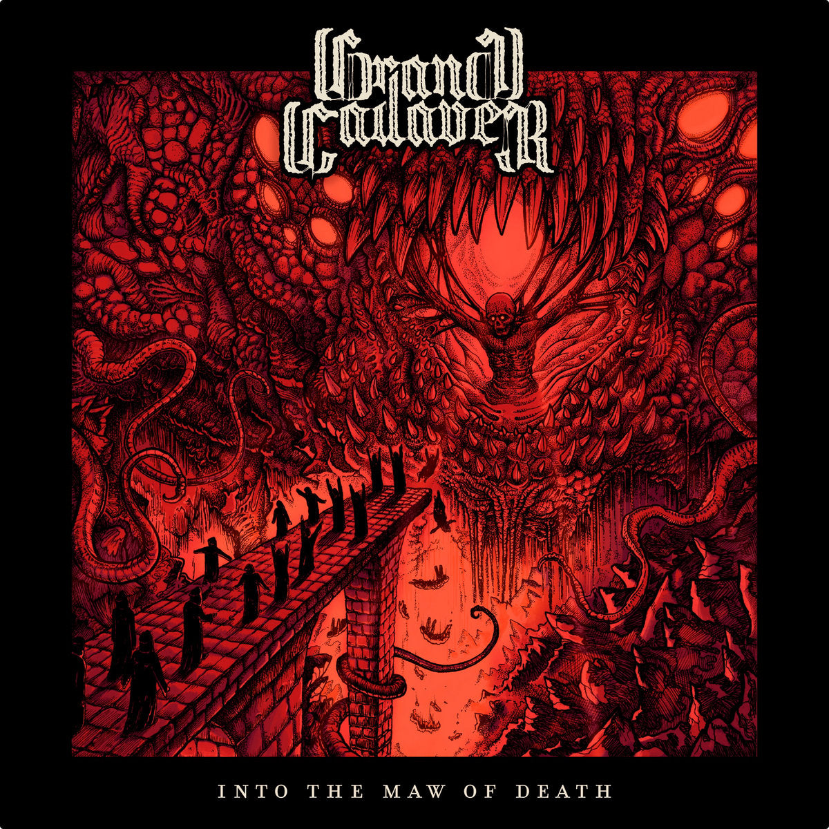 GRAND CADAVER - Into The Maw Of Death LP (RED/BLACK) (Preorder)