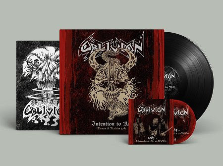 OBLIVION - Intention To Kill: Demos & Rarities 1985 LP+CD