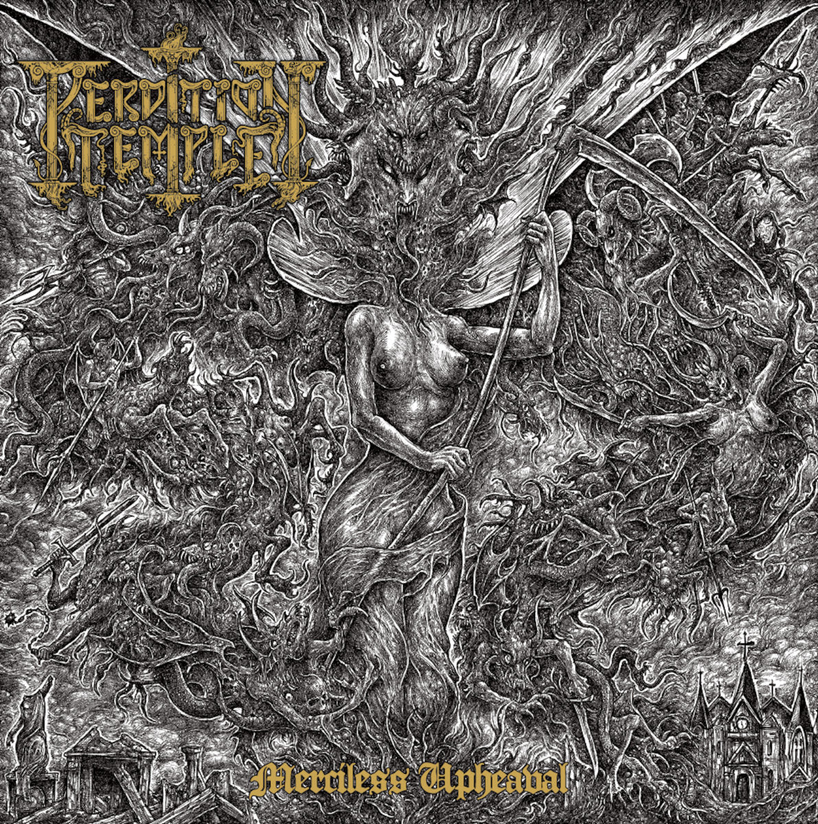 PERDITION TEMPLE - Merciless Upheaval LP (SPLATTER)