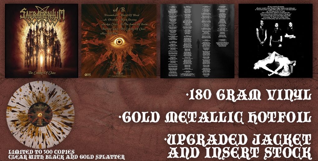 SACRAMENTUM - The Coming Of Chaos LP (SPLATTER)