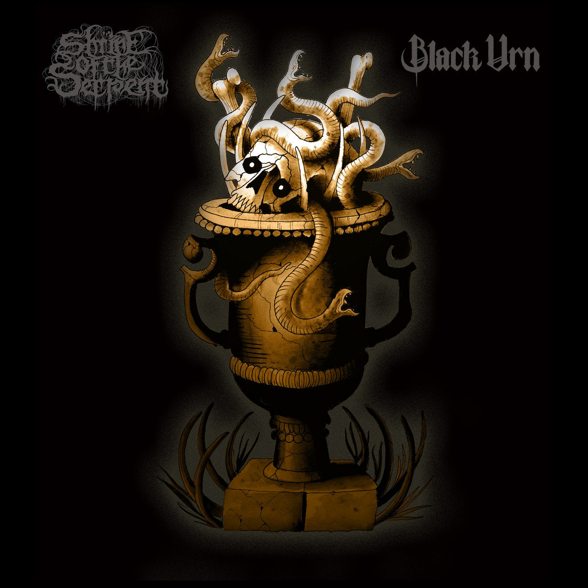 SHRINE OF THE SERPENT / BLACK URN - Split LP