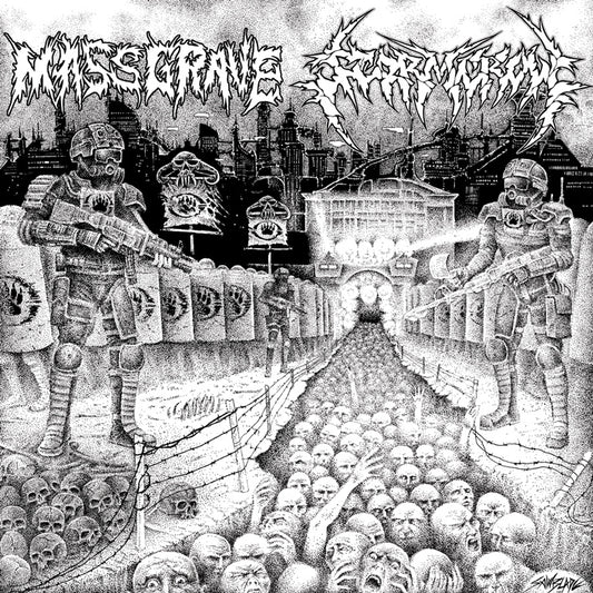 STORMCROW / MASS GRAVE - Split CD