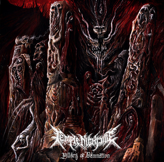 TEMPLE NIGHTSIDE - Pillars Of Damnation LP